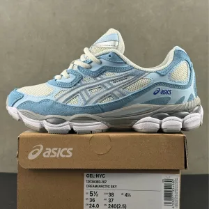 Asics Gel-NYC Cream/Arctic Sky Running Shoes